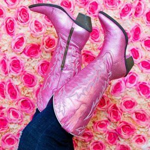 SFC "Dolly" Pink Wide Calf Boots